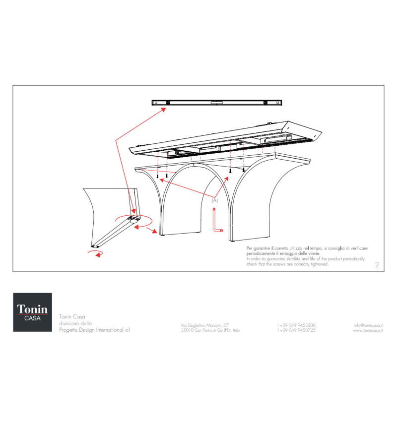 Arco Ext Table TONIN CASA | BHOME by Arredi Barbàra