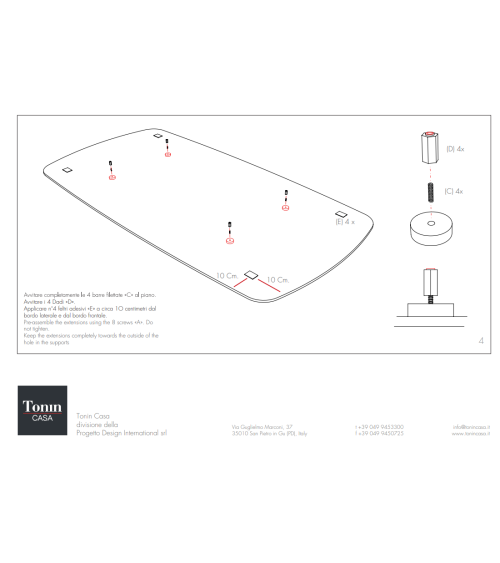 Tavolo Arco Ext TONIN CASA | BHOME by Arredi Barbàra