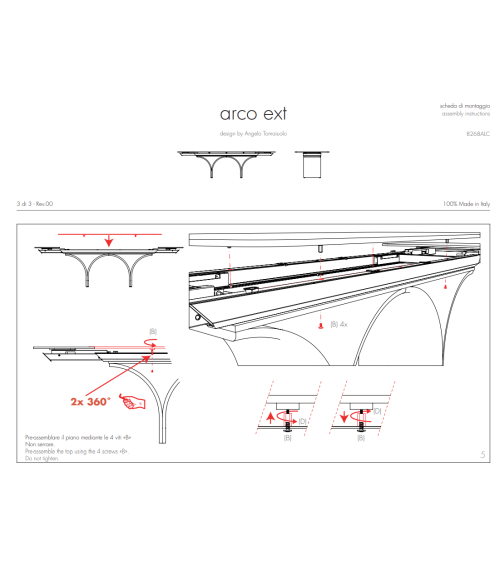 Arco Ext Table TONIN CASA | BHOME by Arredi Barbàra