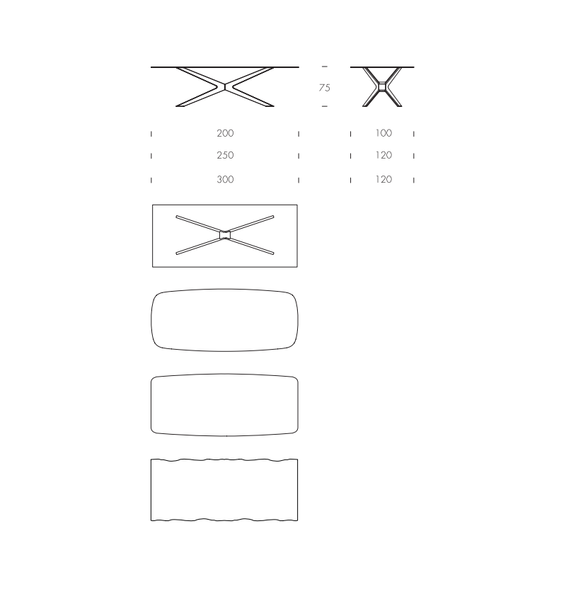 Tavolo Blade TONIN CASA | BHOME by Arredi Barbàra