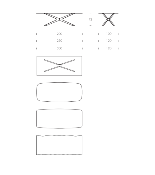 Mesa Blade TONIN CASA | BHOME by Arredi Barbàra