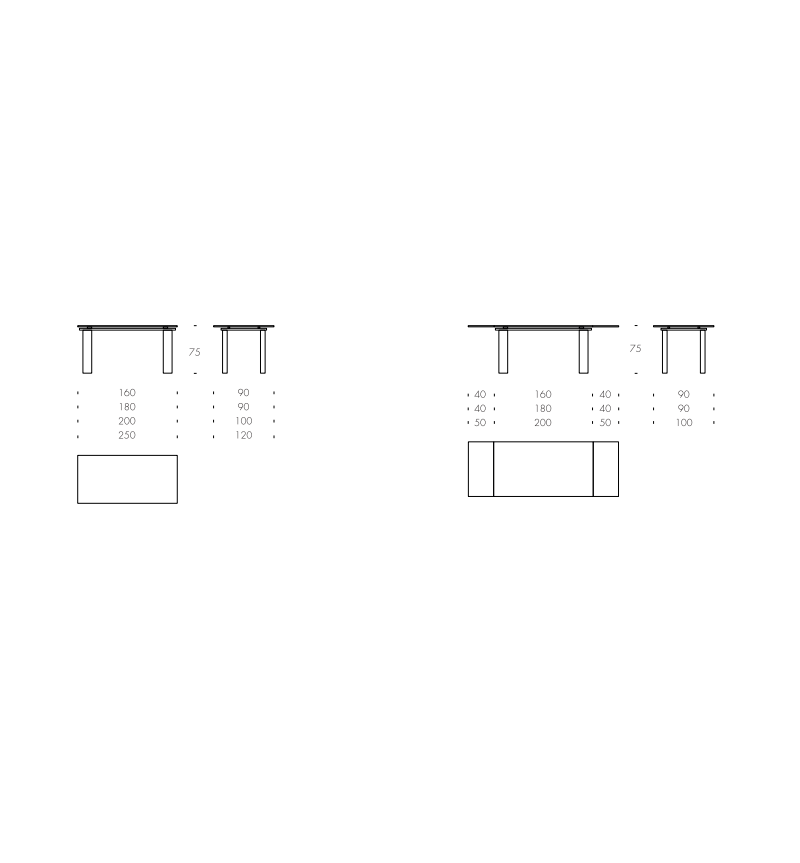 Brooklyn Table TONIN CASA | BHOME by Arredi Barbàra