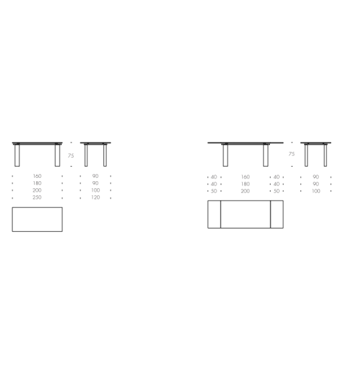 Brooklyn Table TONIN CASA | BHOME by Arredi Barbàra