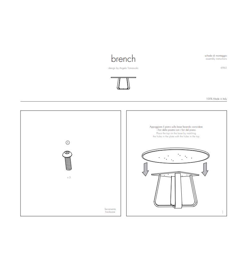 Tavolo Branch TONIN CASA | BHOME by Arredi Barbàra