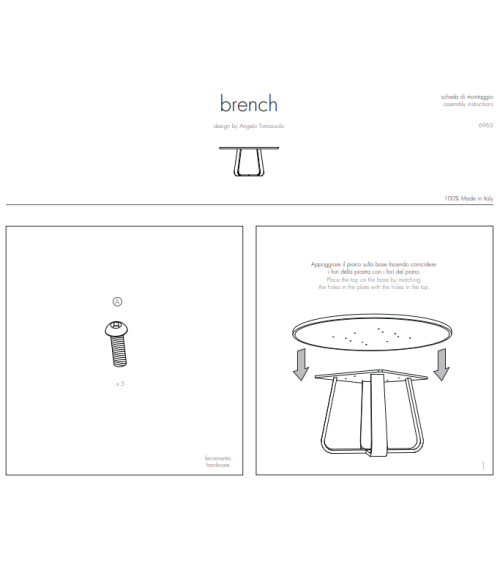 Tavolo Branch TONIN CASA | BHOME by Arredi Barbàra