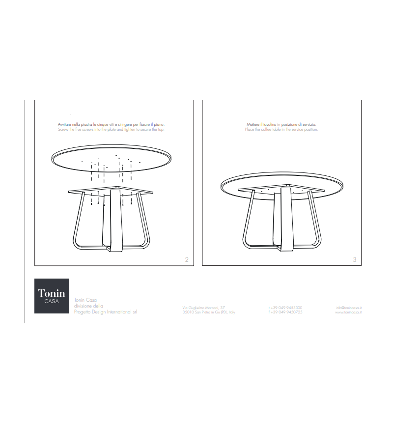 Tavolo Branch TONIN CASA | BHOME by Arredi Barbàra