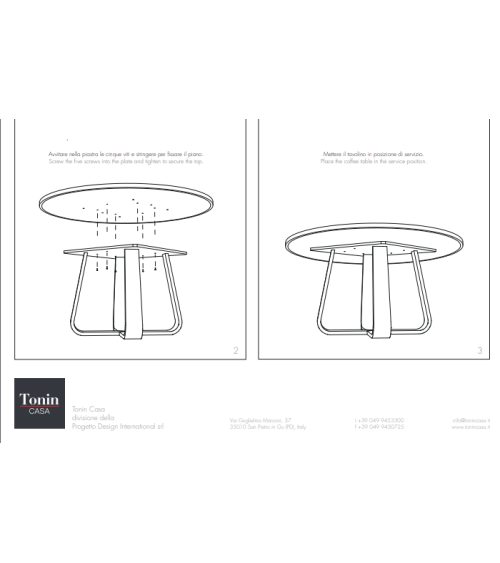 Tavolo Branch TONIN CASA | BHOME by Arredi Barbàra