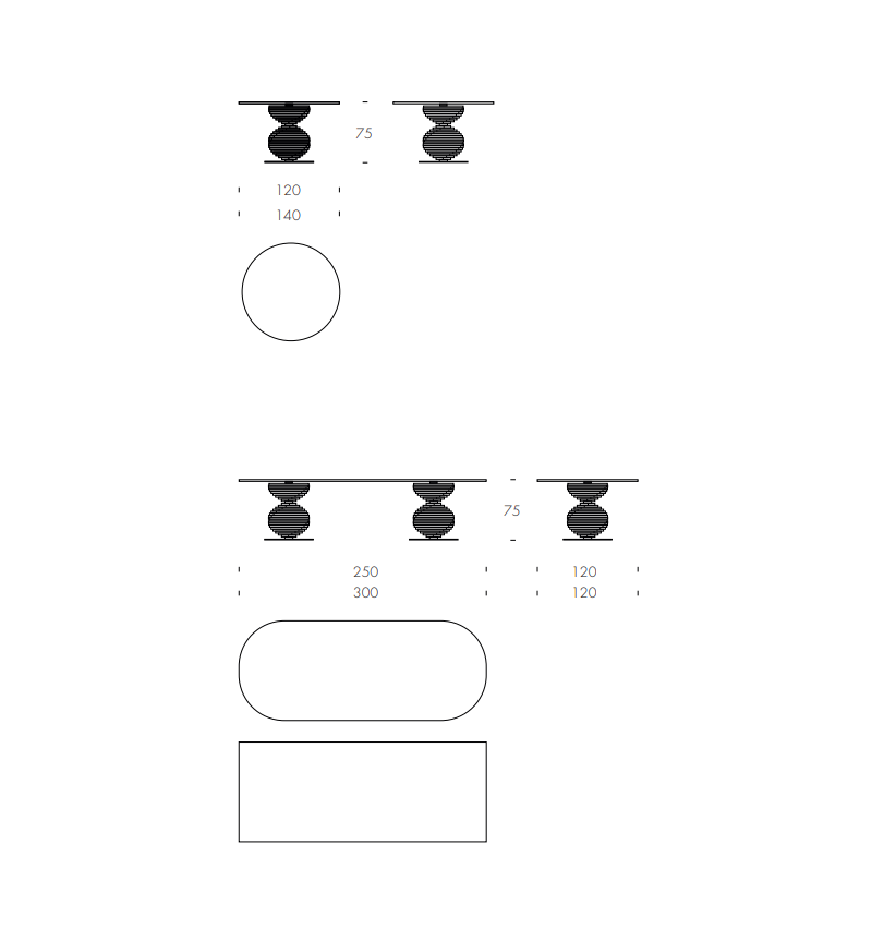 Mesa Big Firenze TONIN CASA | BHOME by Arredi Barbàra
