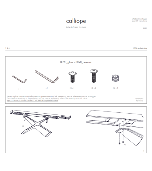 Table Calliope XXL TONIN CASA | BHOME by Arredi Barbàra
