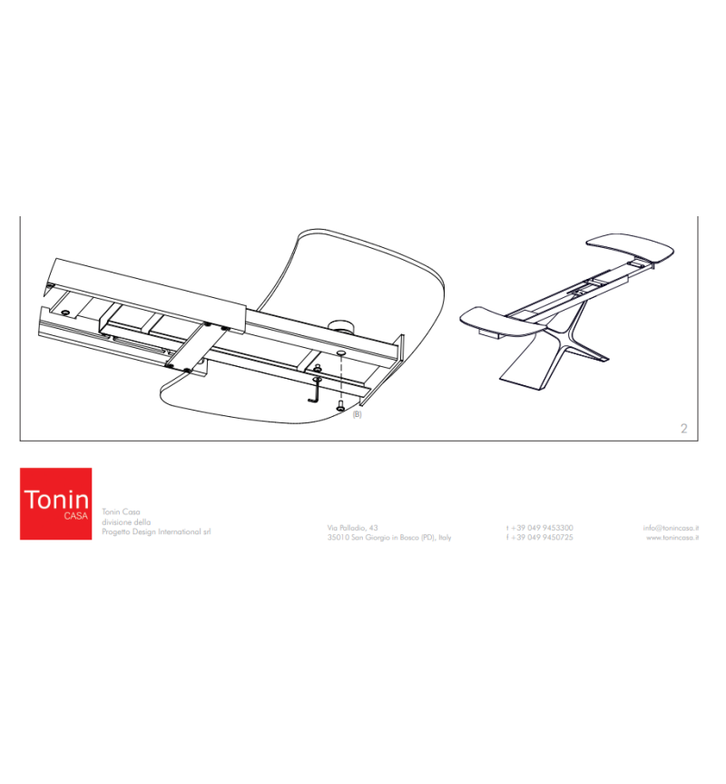 Tavolo Calliope XXL TONIN CASA | BHOME by Arredi Barbàra