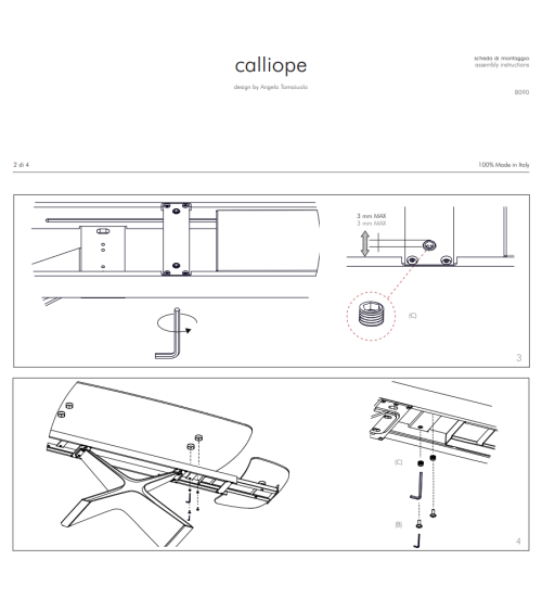 Table Calliope XXL TONIN CASA | BHOME by Arredi Barbàra