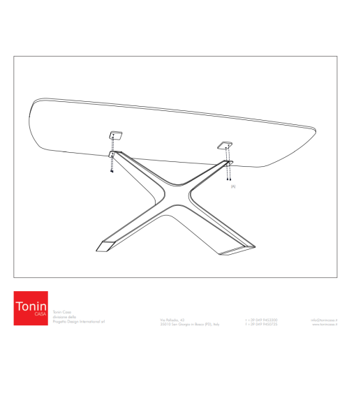 Table Calliope XXL TONIN CASA | BHOME by Arredi Barbàra