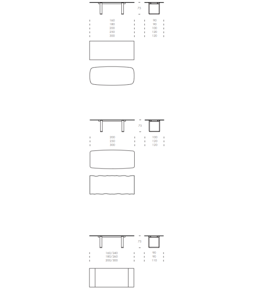 Tavolo Cube TONIN CASA | BHOME by Arredi Barbàra