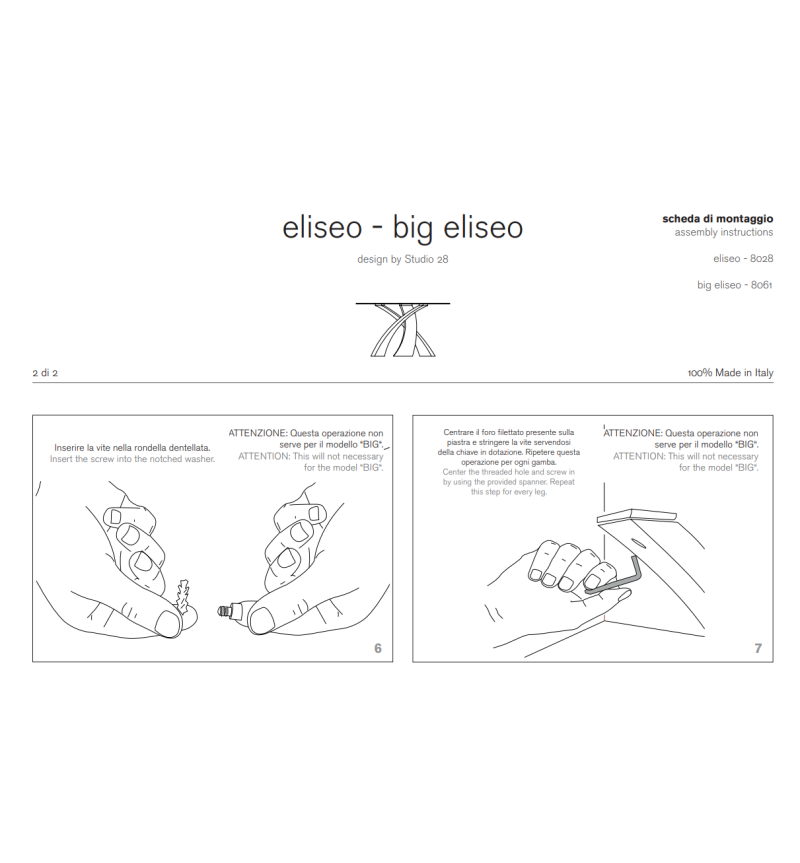 Mesa Eliseo TONIN CASA | BHOME by Arredi Barbàra