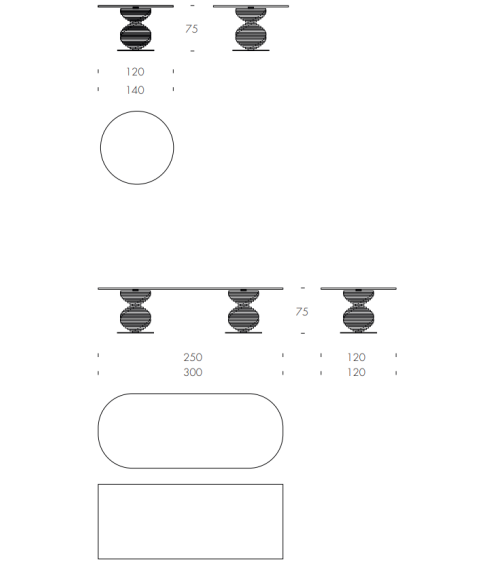 Firenze Tisch TONIN CASA | BHOME by Arredi Barbàra