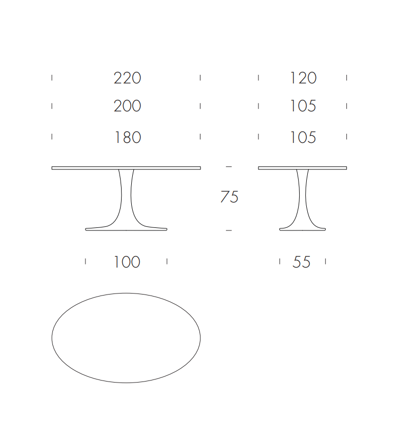 Mesa Imperial TONIN CASA | BHOME by Arredi Barbàra