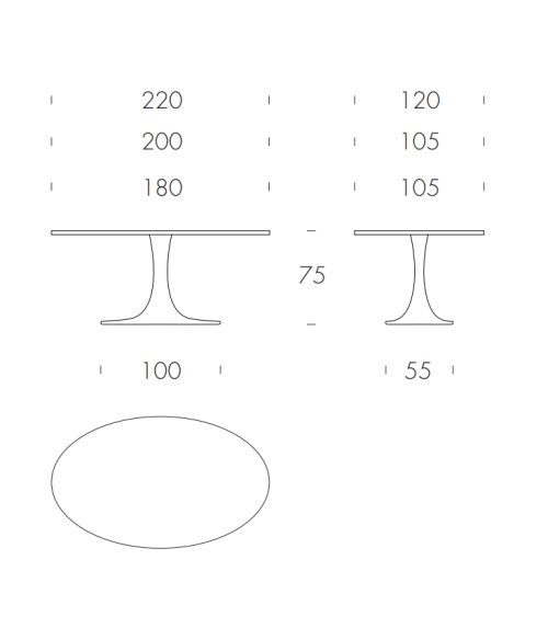 Tavolo Imperial TONIN CASA | BHOME by Arredi Barbàra