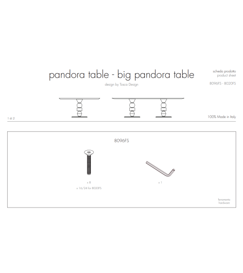 Tavolo Pandora TONIN CASA | BHOME by Arredi Barbàra