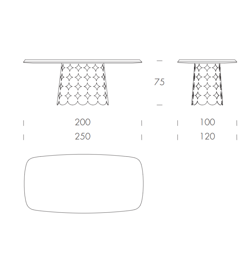 Pois Table TONIN CASA | BHOME by Arredi Barbàra