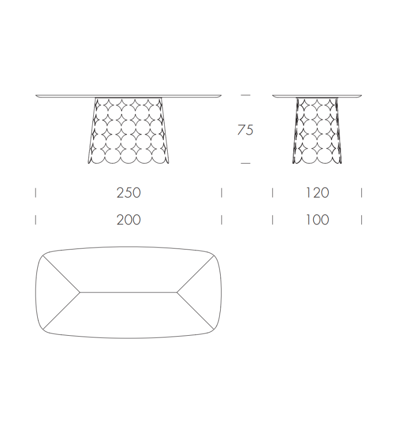 Pois Élite Table TONIN CASA | BHOME by Arredi Barbàra