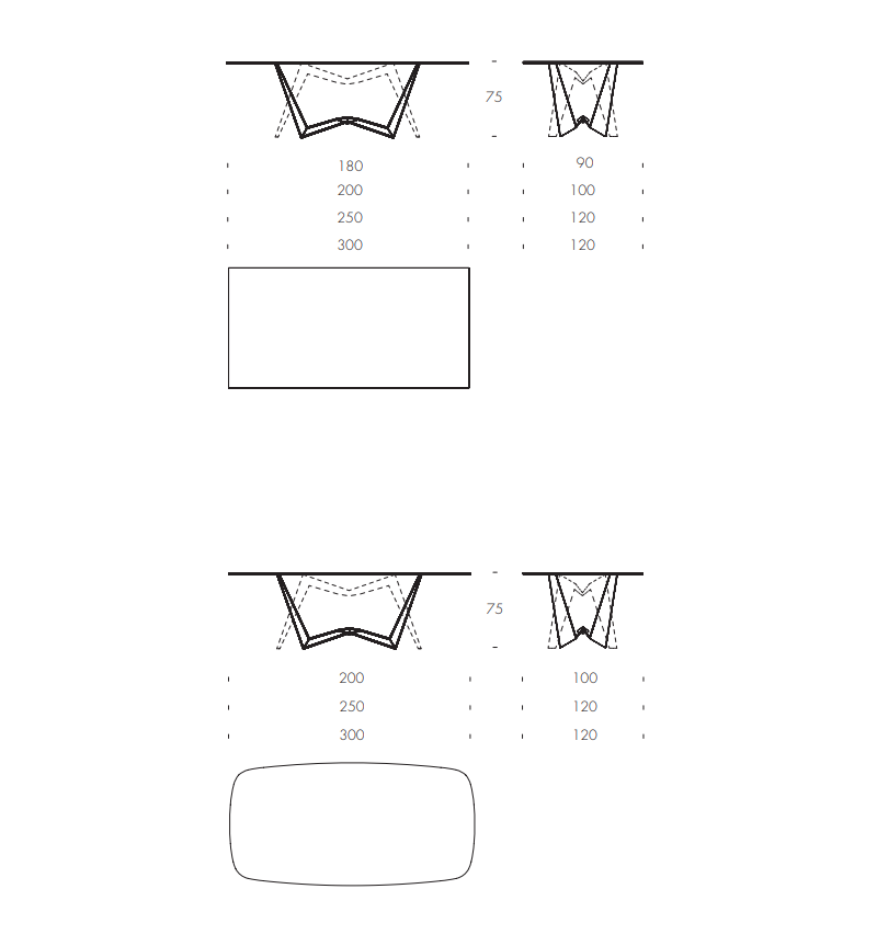 Reverse Table TONIN CASA | BHOME by Arredi Barbàra