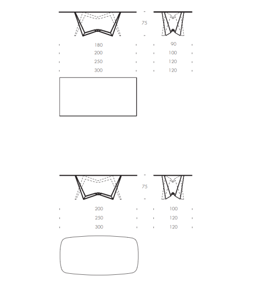 Reverse Table TONIN CASA | BHOME by Arredi Barbàra