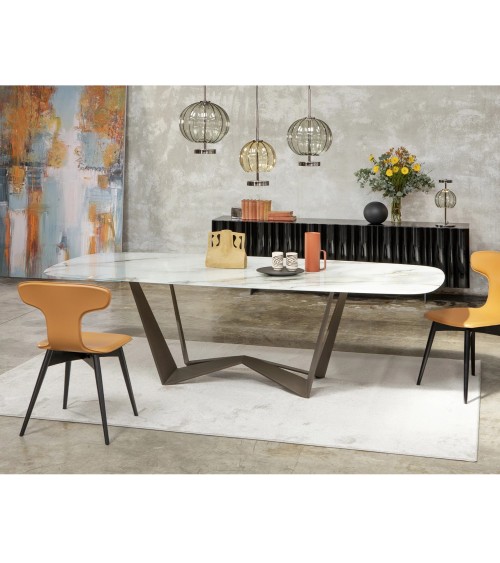 Reverse Artistic Glass Table TONIN CASA | BHOME by Arredi Barbàra