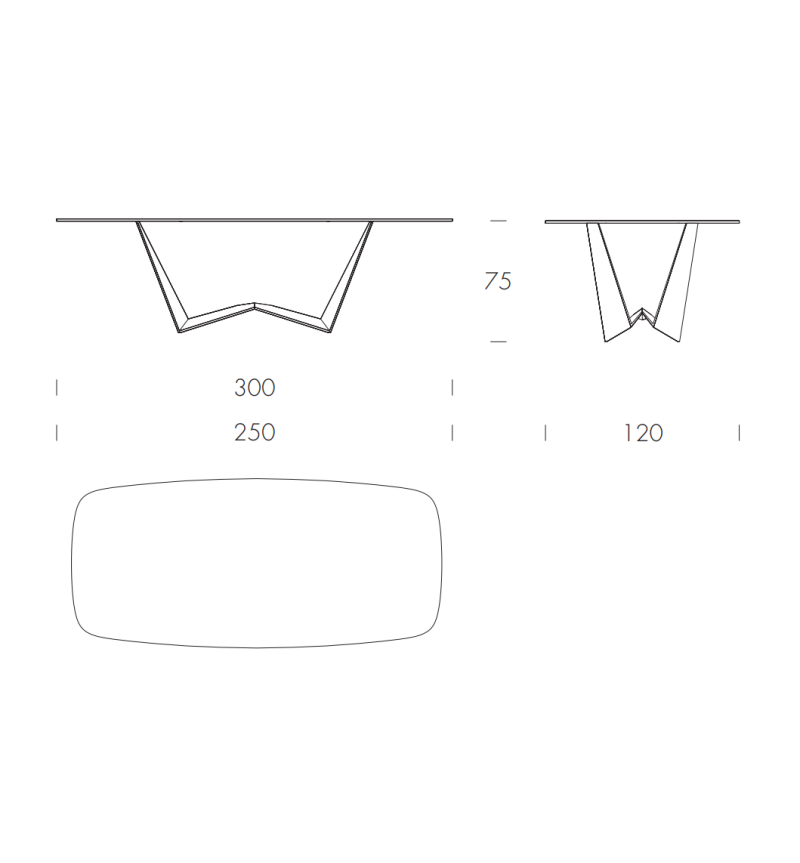 Con Reverse Artistic Glass, la mesa Reverse alcanza una nueva dimensión expresiva gracias a la innovadora acabado Artistic Glass