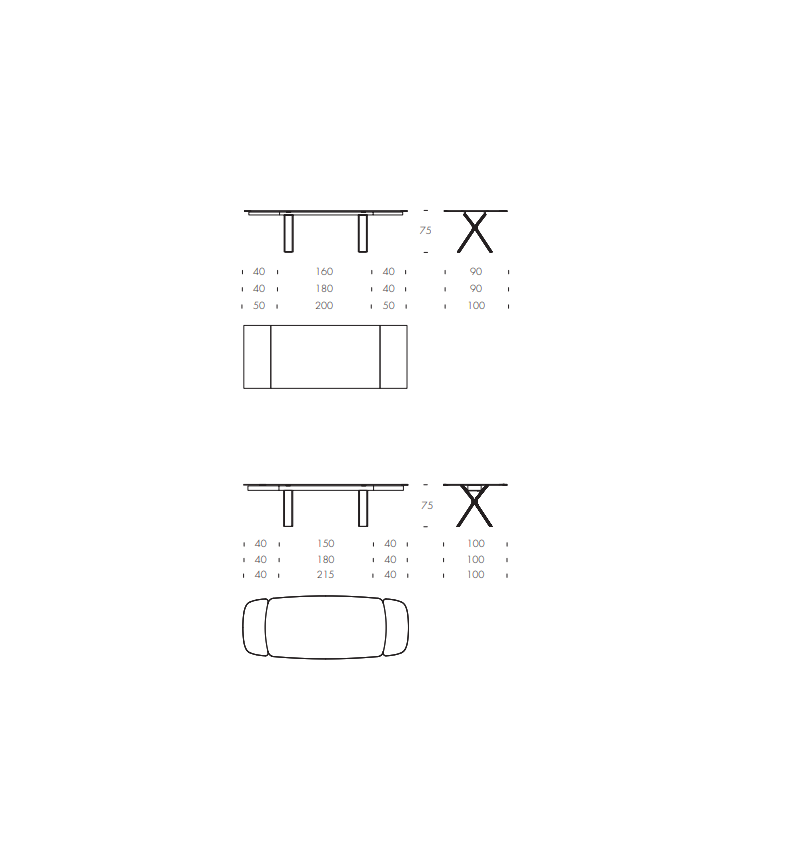 Mesa Still TONIN CASA | BHOME by Arredi Barbàra