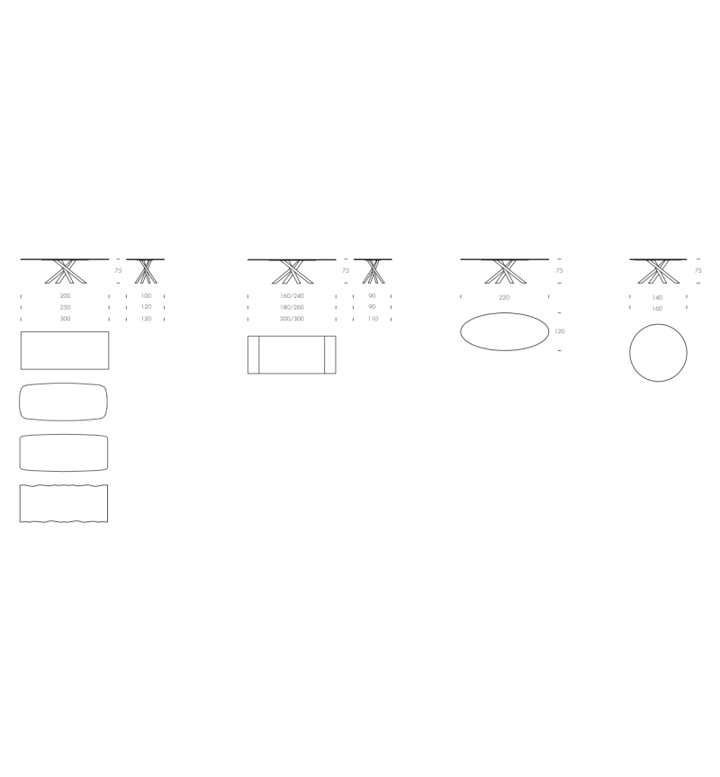 Style Tisch TONIN CASA | BHOME by Arredi Barbàra