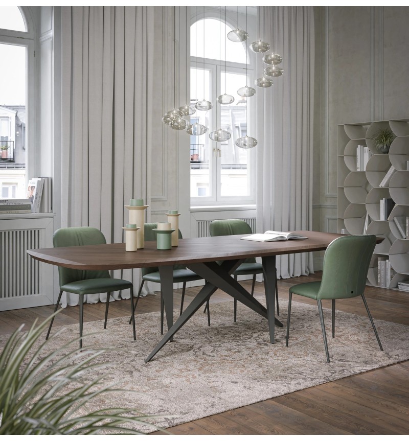 Thunder Silk Wood Tisch TONIN CASA | BHOME by Arredi Barbàra