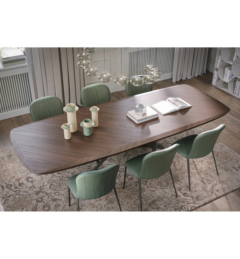 Thunder Silk Wood Tisch TONIN CASA | BHOME by Arredi Barbàra