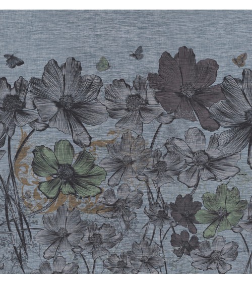 Papel pintado “Jeans Flowers” – TONIN CASA | BHOME by Arredi Barbàra