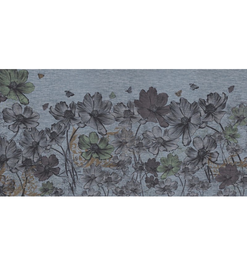 Papel pintado “Jeans Flowers” – TONIN CASA | BHOME by Arredi Barbàra