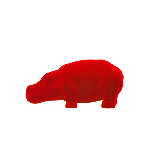 Scultura HIPPO medium rubino – ADRIANI E ROSSI | BHOME by Arredi Barbàra