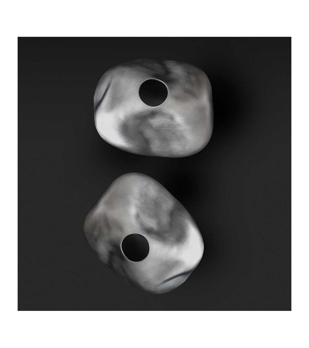 Vaso BRENTA silver black – ADRIANI E ROSSI | BHOME by Arredi Barbàra