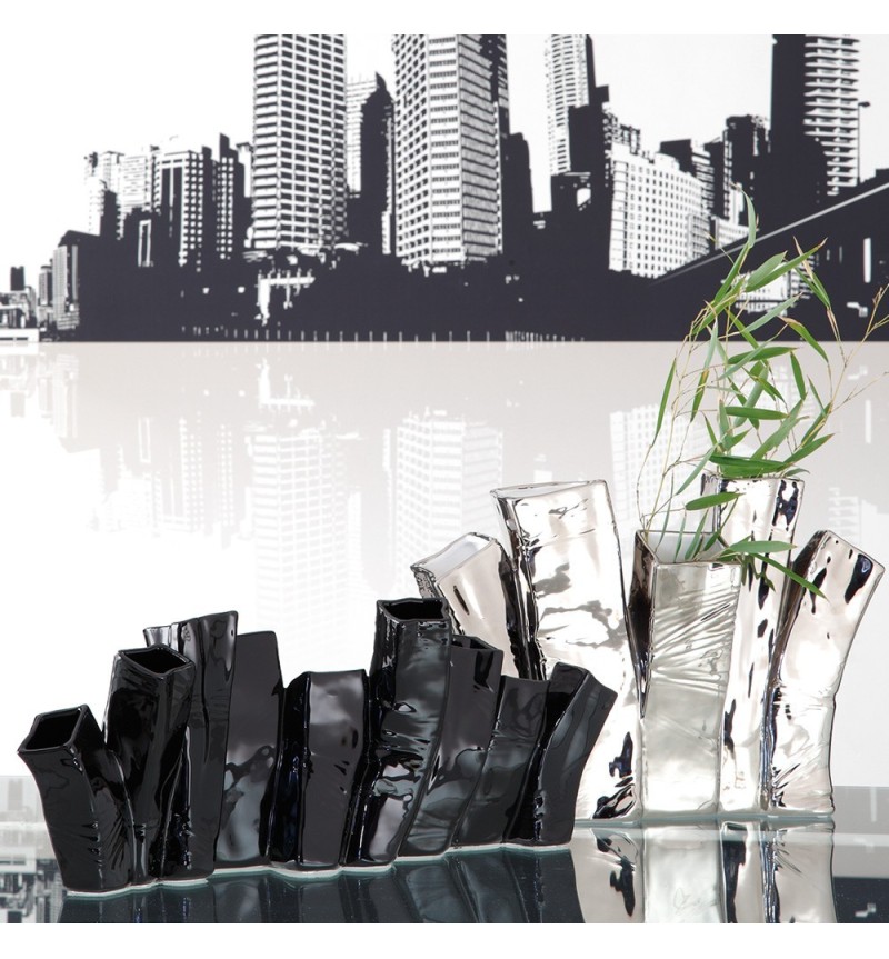 Vaso SKYLINE LONG in ceramica – ADRIANI E ROSSI | BHOME by Arredi Barbàra