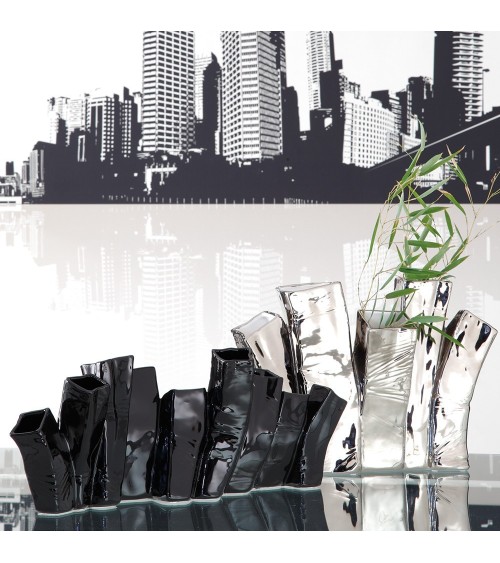 Vaso SKYLINE LONG in ceramica – ADRIANI E ROSSI | BHOME by Arredi Barbàra