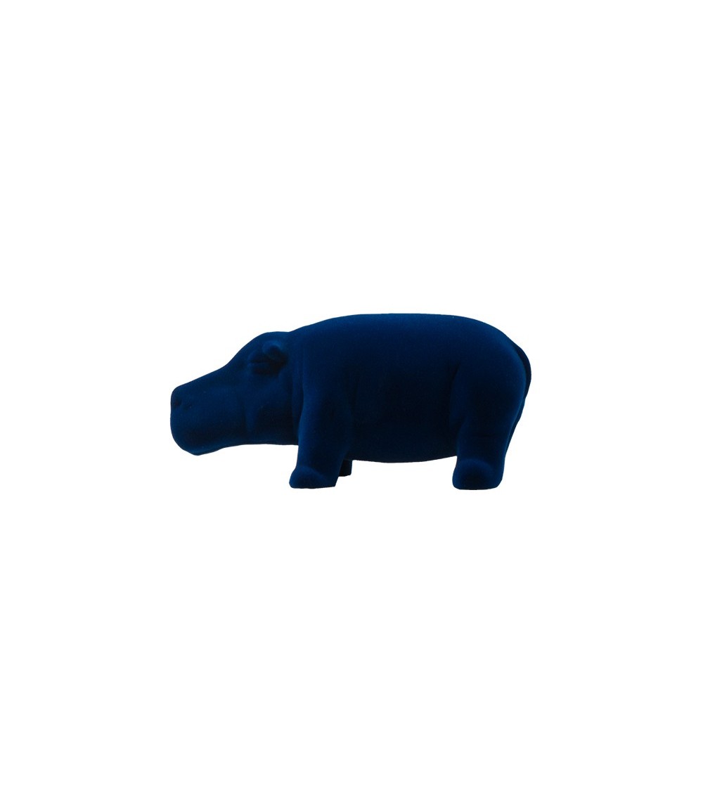 HIPPO Mini Sculpture Blue Petrol ADRIANI E ROSSI | BHOME by Arredi Barbàra