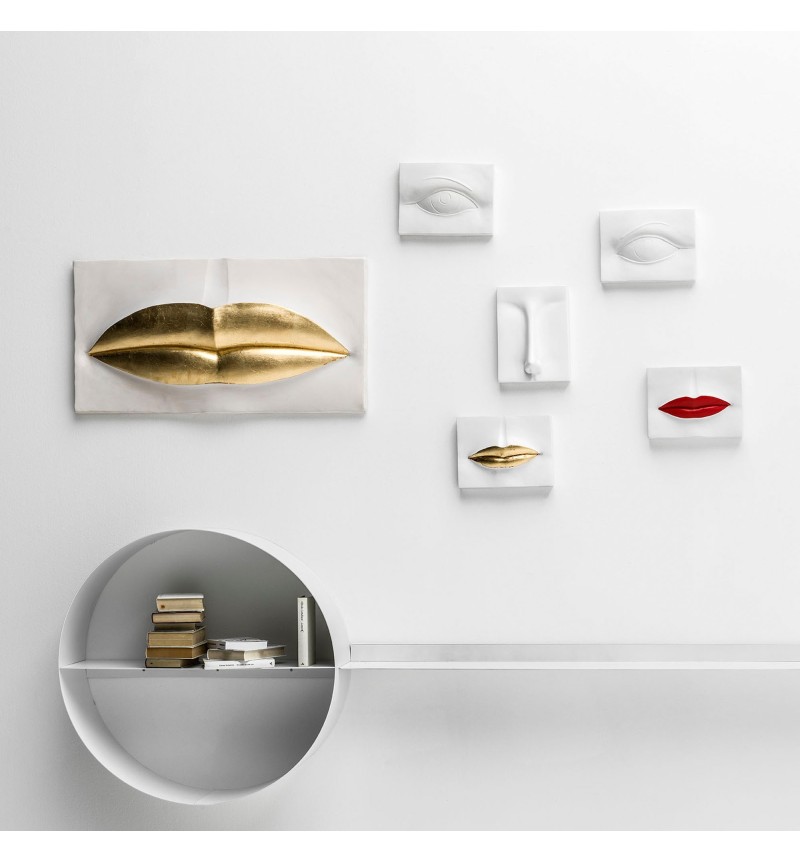 Pannello BOCCA piccolo bianco e rosso – ADRIANI E ROSSI | BHOME by Arredi Barbàra