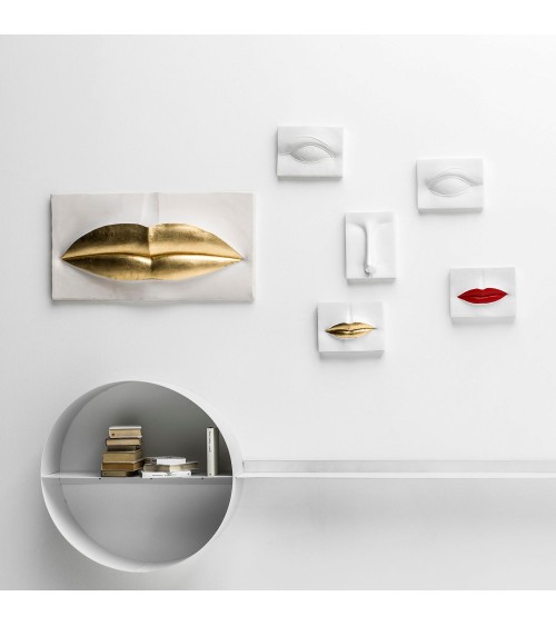 Pannello BOCCA piccolo bianco e rosso – ADRIANI E ROSSI | BHOME by Arredi Barbàra