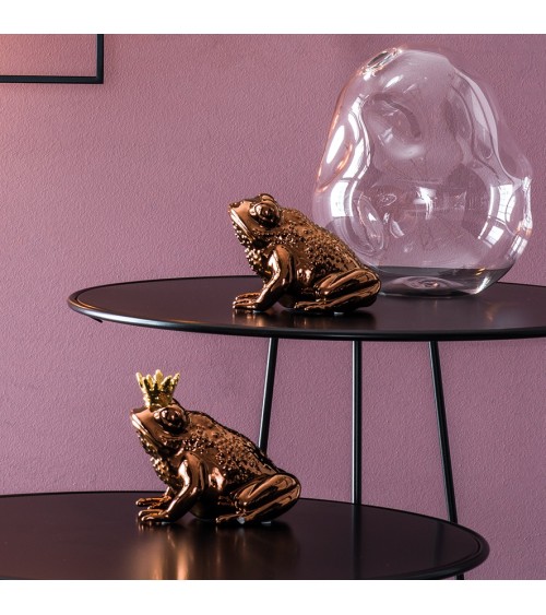 Frog sculpture “PRINCE” oxyd rose gold – ADRIANI E ROSSI | BHOME