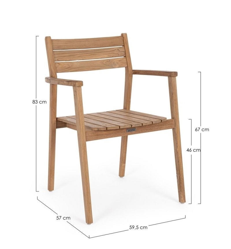 Adriel Outdoor-Stuhl BIZZOTTO | Bhome by Arredi Barbàra