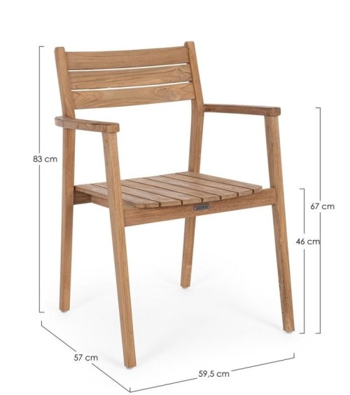 Adriel Outdoor Chair BIZZOTTO | Bhome by Arredi Barbàra