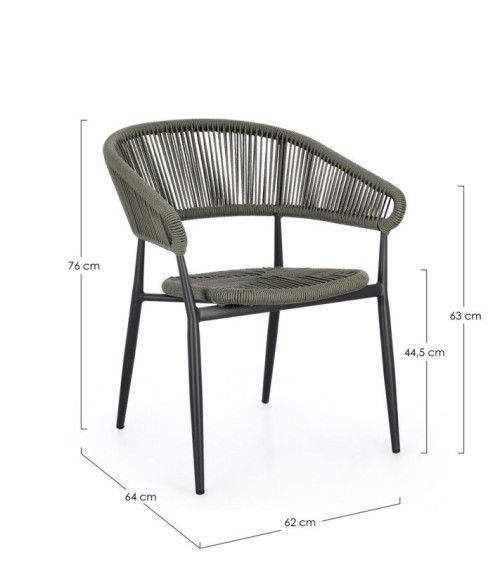 Algaida Outdoor-Stuhl BIZZOTTO | Bhome by Arredi Barbàra