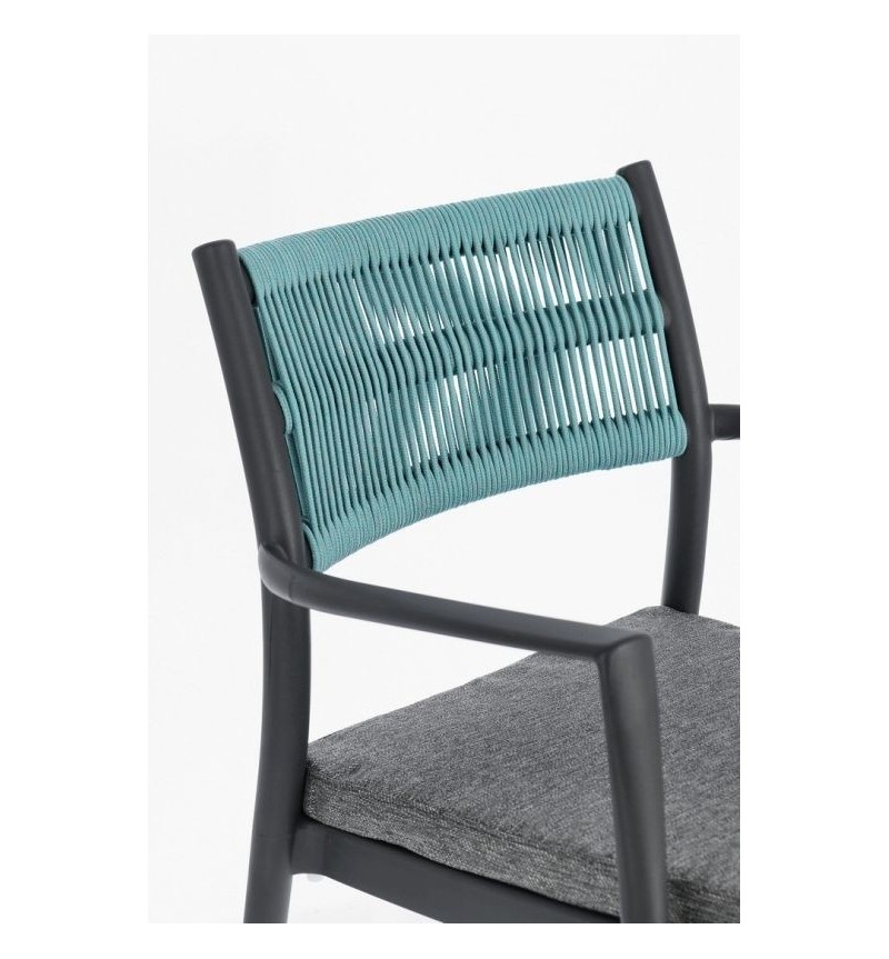 Alvin Outdoor Chair with Armrests BIZZOTTO | Bhome by Arredi Barbàra