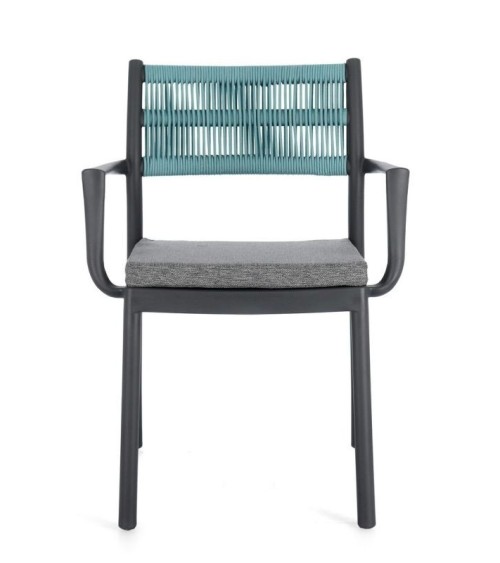 Sedia outdoor “Alvin” con braccioli – BIZZOTTO | BHOME