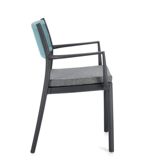 Alvin Outdoor Chair with Armrests BIZZOTTO | Bhome by Arredi Barbàra