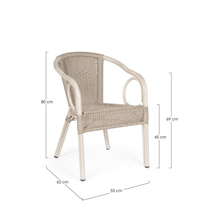 Cala Outdoor Chair BIZZOTTO | Bhome by Arredi Barbàra