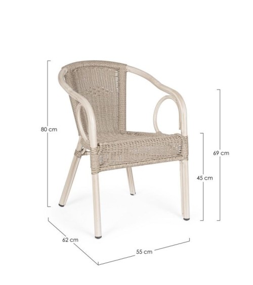 Cala Outdoor-Stuhl BIZZOTTO | Bhome by Arredi Barbàra